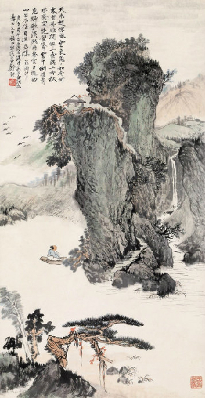 郑午昌书法真迹欣赏,郑午昌花鸟图100幅