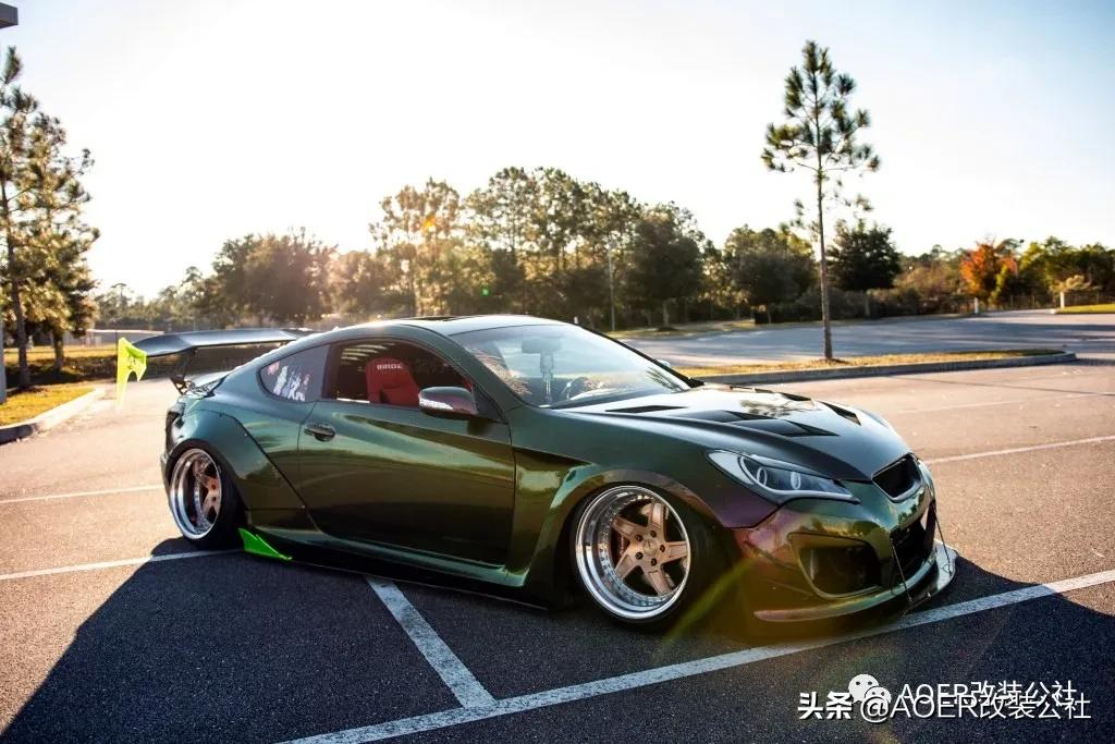 现代劳恩斯酷派2.0t爆改,现代劳恩斯酷派改装图片大全