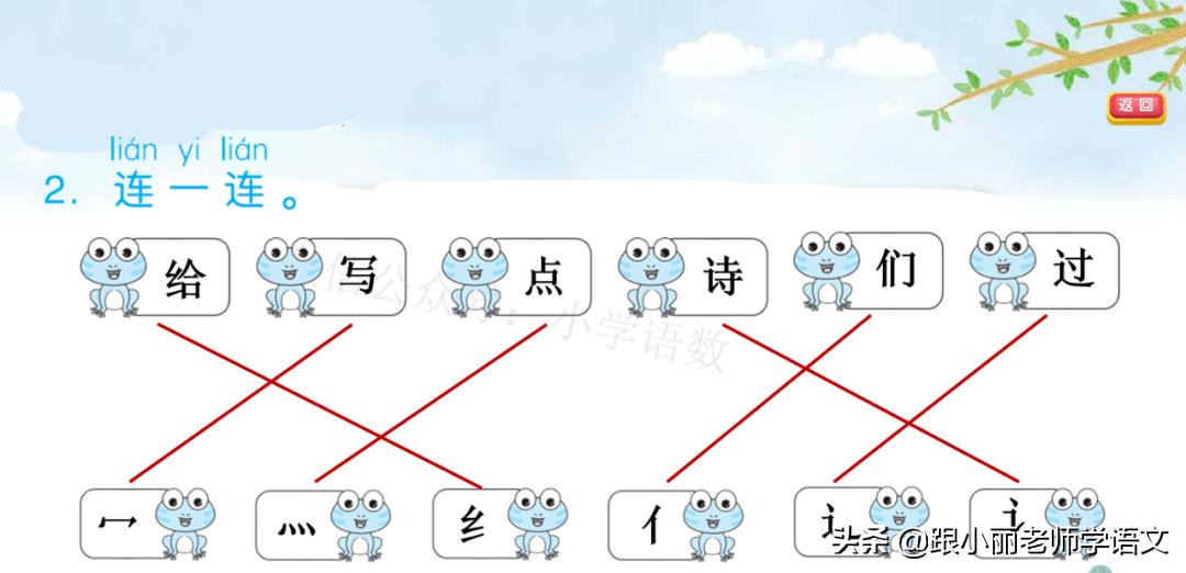 一年级语文上册青蛙写诗教学视频,一年级语文青蛙写诗模拟试讲视频