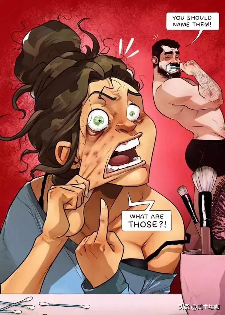 那个宠妻狂魔插画师又来秀恩爱了，这次是关于生孩子的……