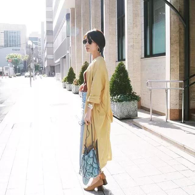 最时髦的孕妇穿搭,日本妈妈精致穿搭