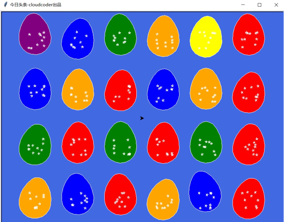 少儿编程turtle创意画图,编程turtle画画