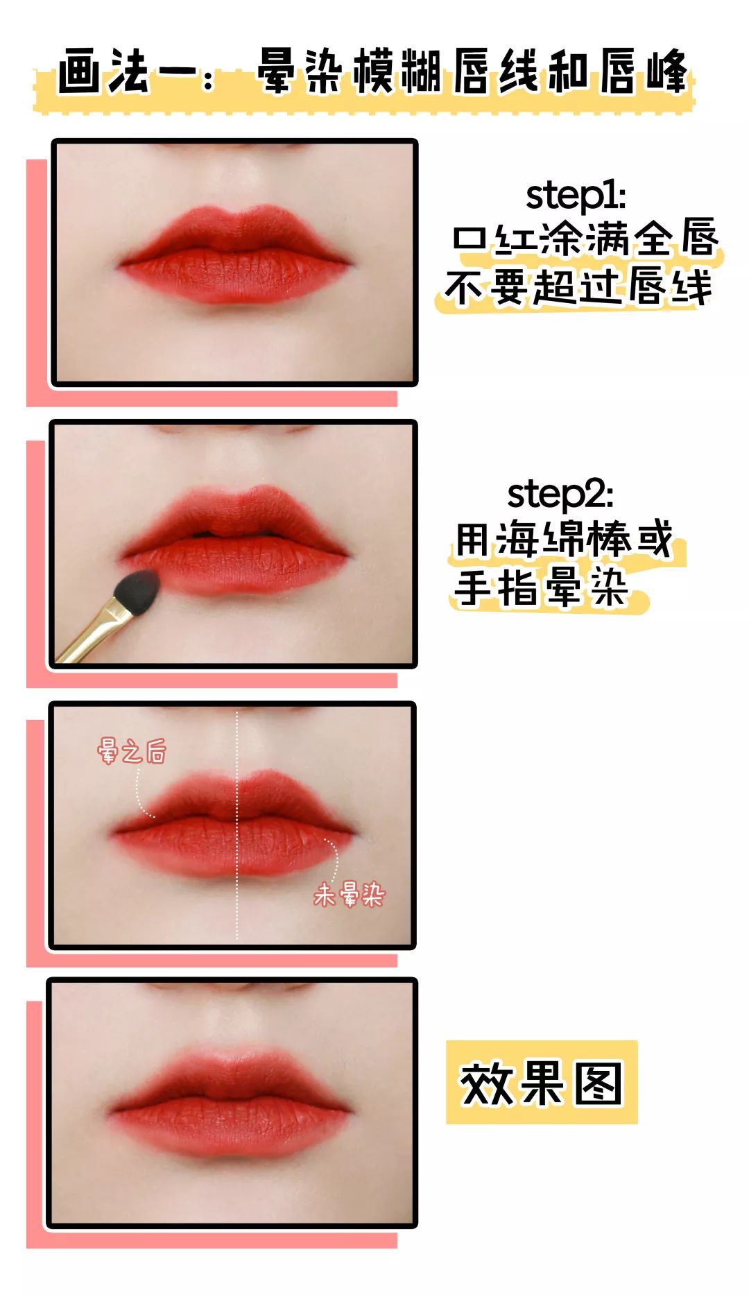 各种唇型怎么选口红,六种唇型你属于哪一种呢