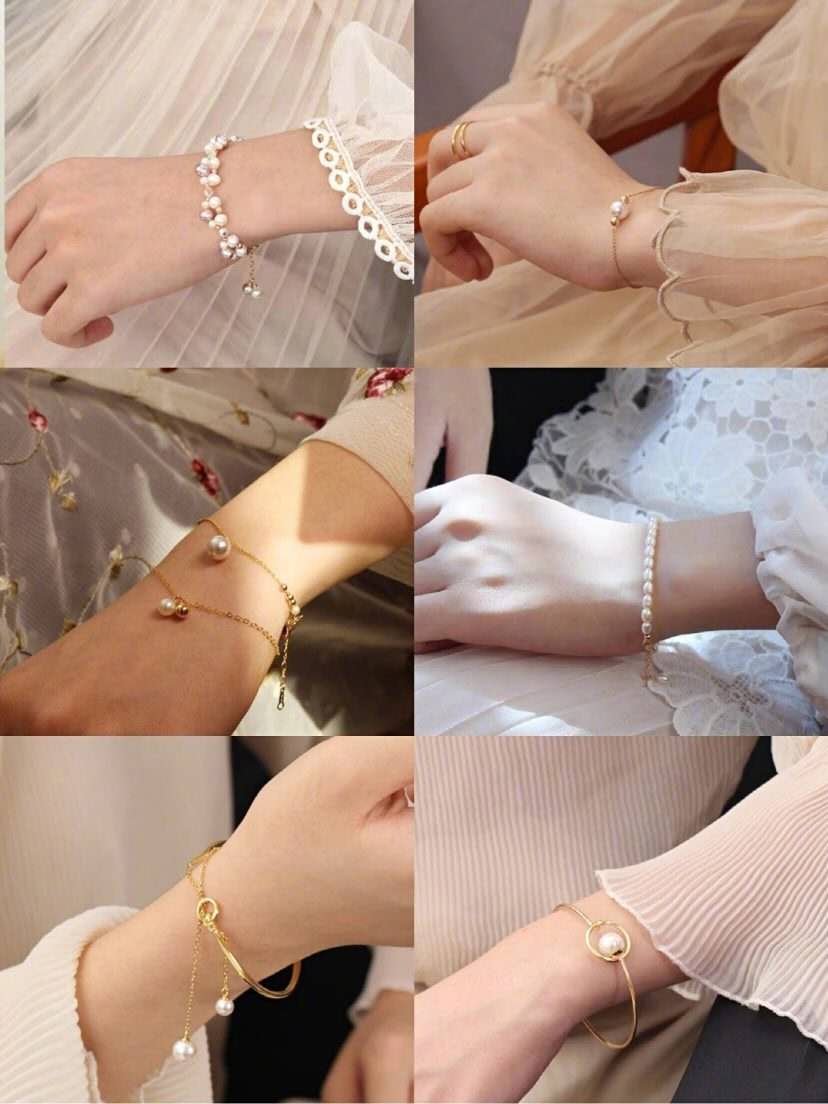 日系手链搭配什么好看,什么手链和小蛮腰手链搭配更好看