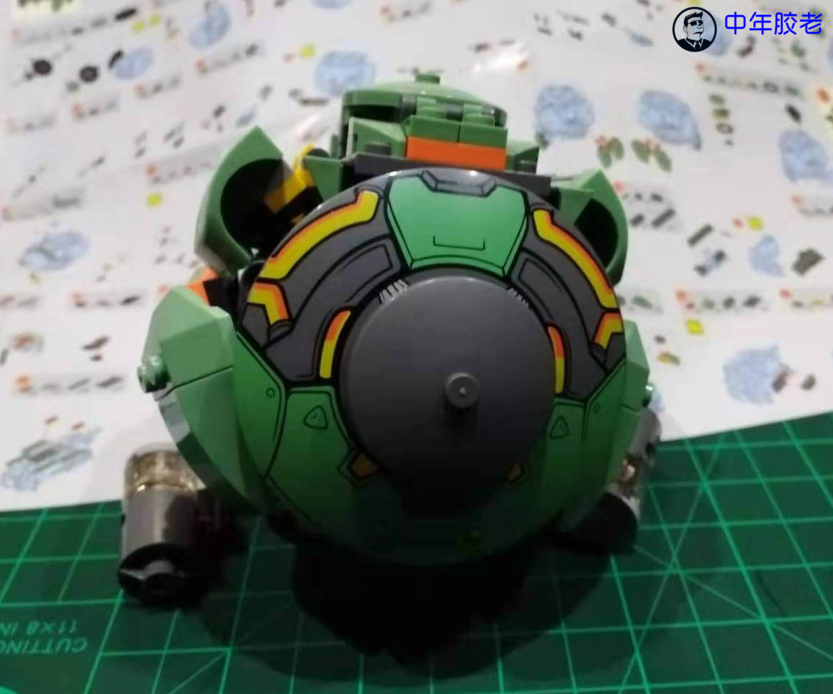 乐高守望先锋仓鼠机甲,守望先锋仓鼠乐高怎么拼