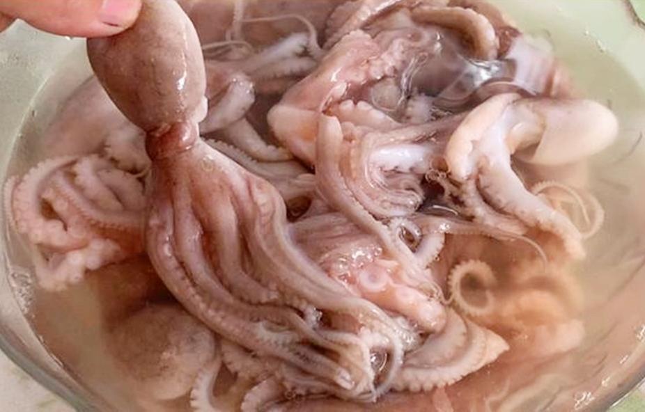 八爪鱼一煮掉皮了怎么回事,八爪鱼怎么煮教程