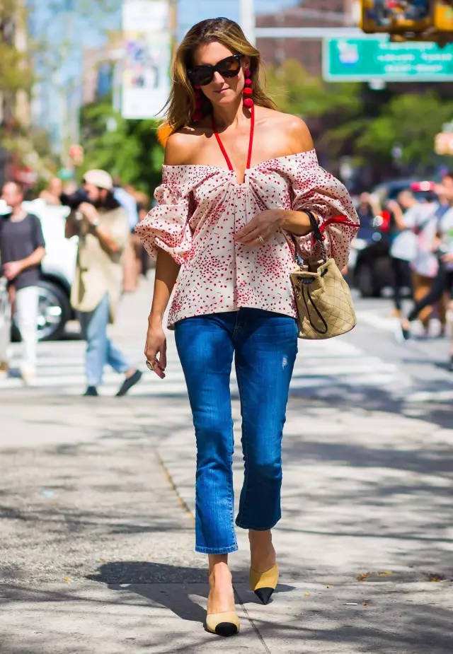 阔腿裤和喇叭裤哪个更时尚 (阔腿裤垂直感开叉喇叭裤)