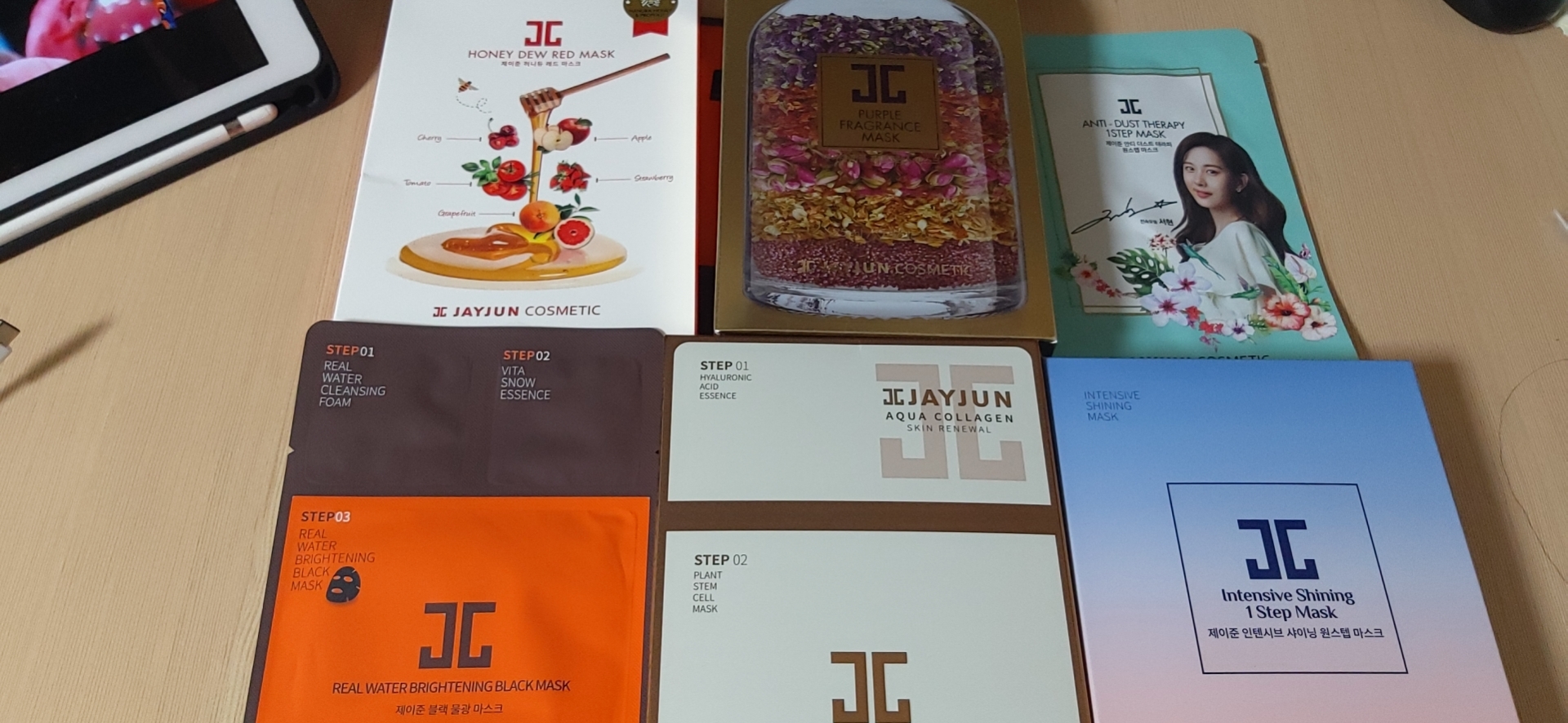 捷俊面膜粉色和橙色哪个好用,捷俊两款樱花面膜