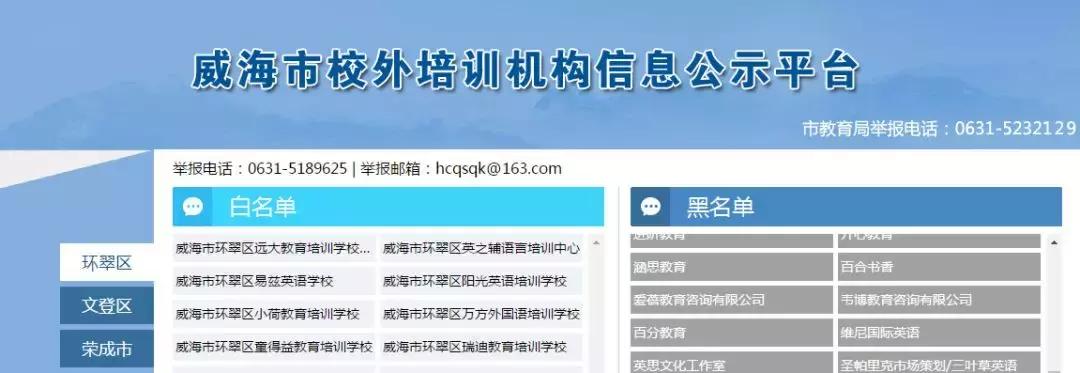 威海给564家校外培训机构上“黑名单”！有你家孩子上的吗？