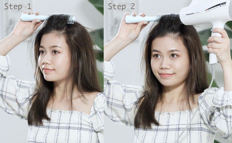 头发扁塌如何有蓬松感,拯救头顶头发扁塌卷发