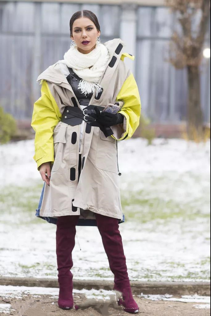 甜酷风冲锋衣保暖又好看穿出风格,适合秋冬两季穿的冲锋衣