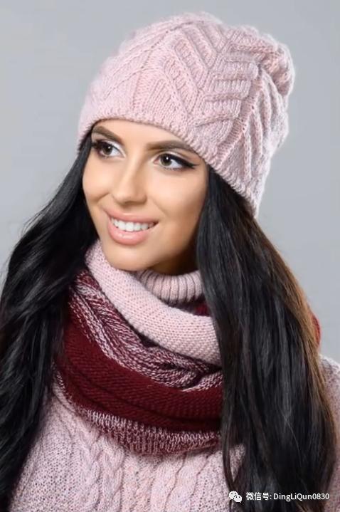 针织帽子简单款好看的,纯手工针织年轻人戴的帽子教程