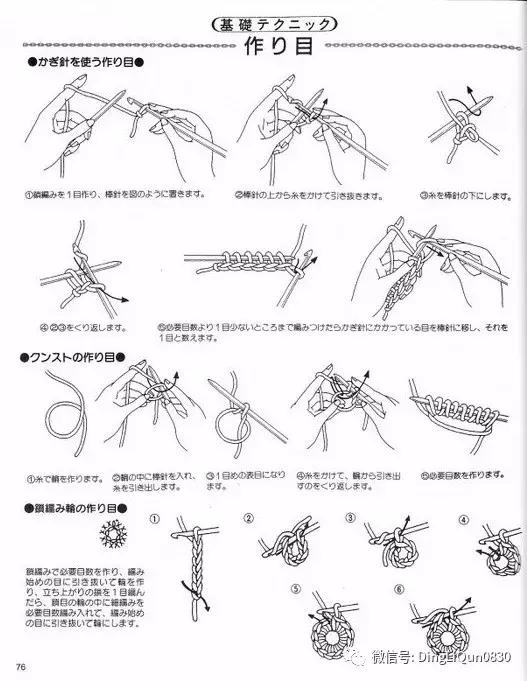 用一个塑料袋做包包,钩编包包的花样图解
