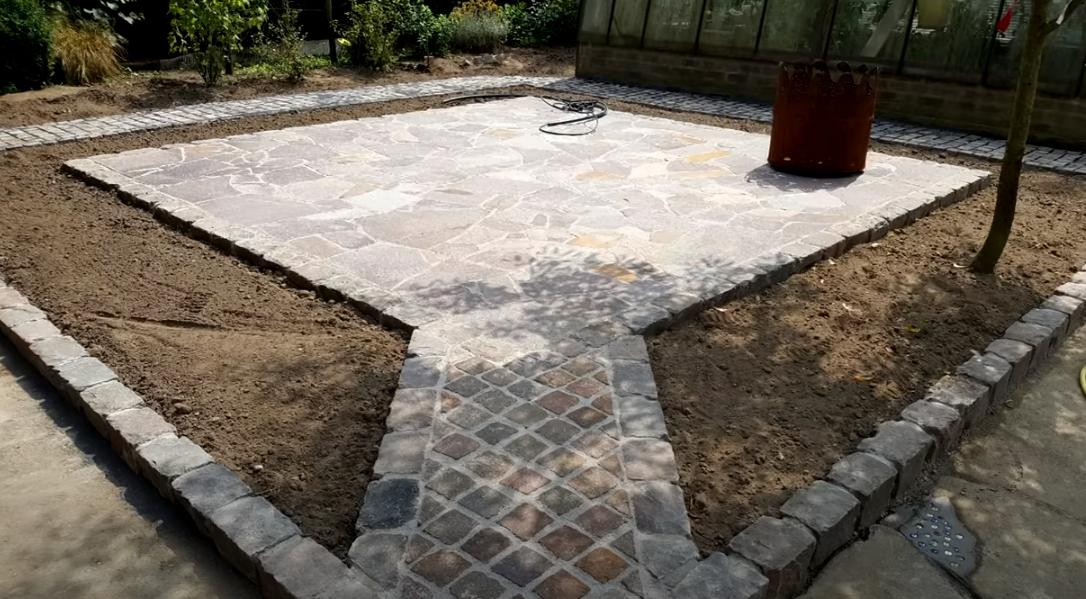 红砖与石板搭配铺庭院,如果你家有院子全集