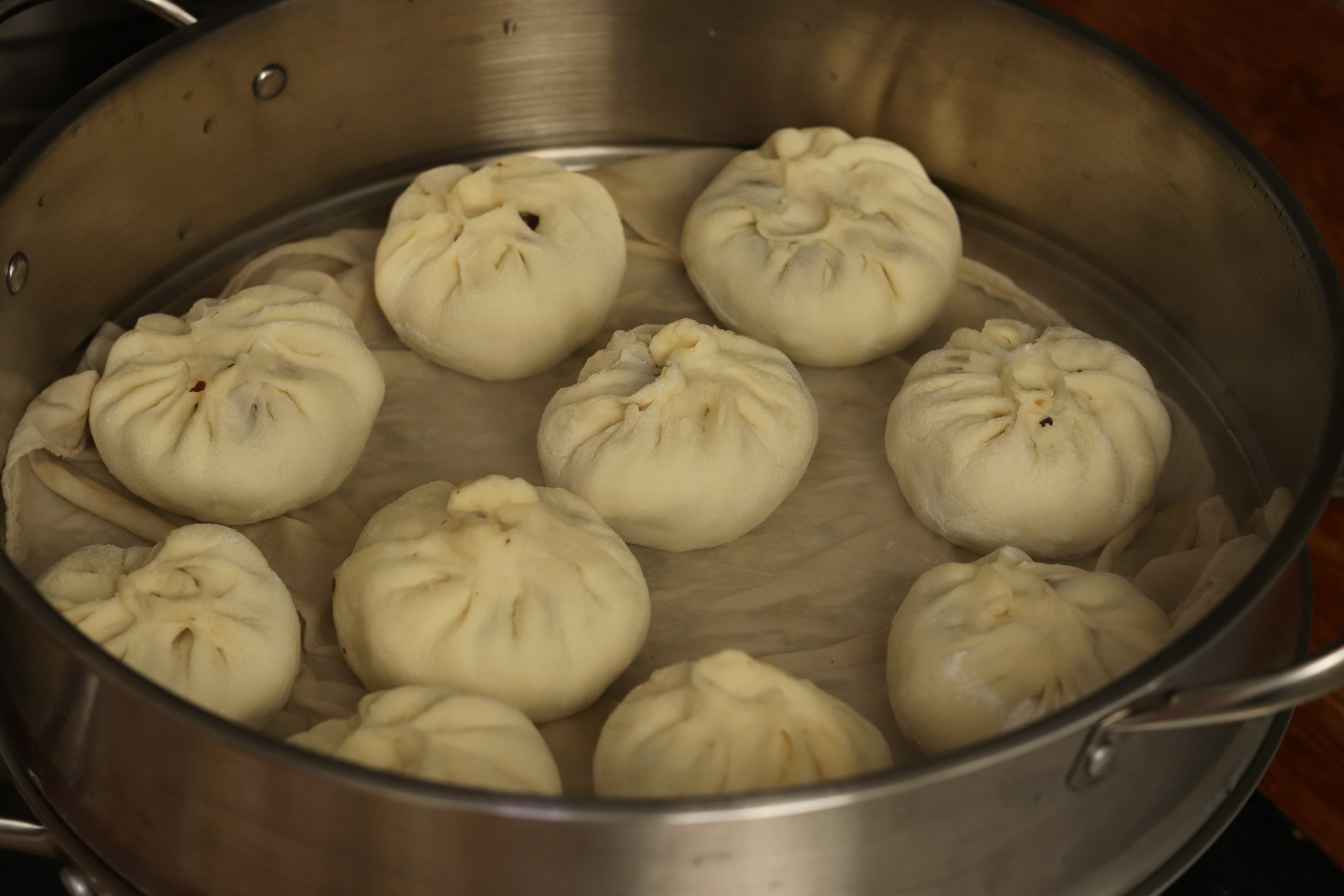 这几种菜晒干更好吃,焯水晒干后马齿菜蒸包子的做法