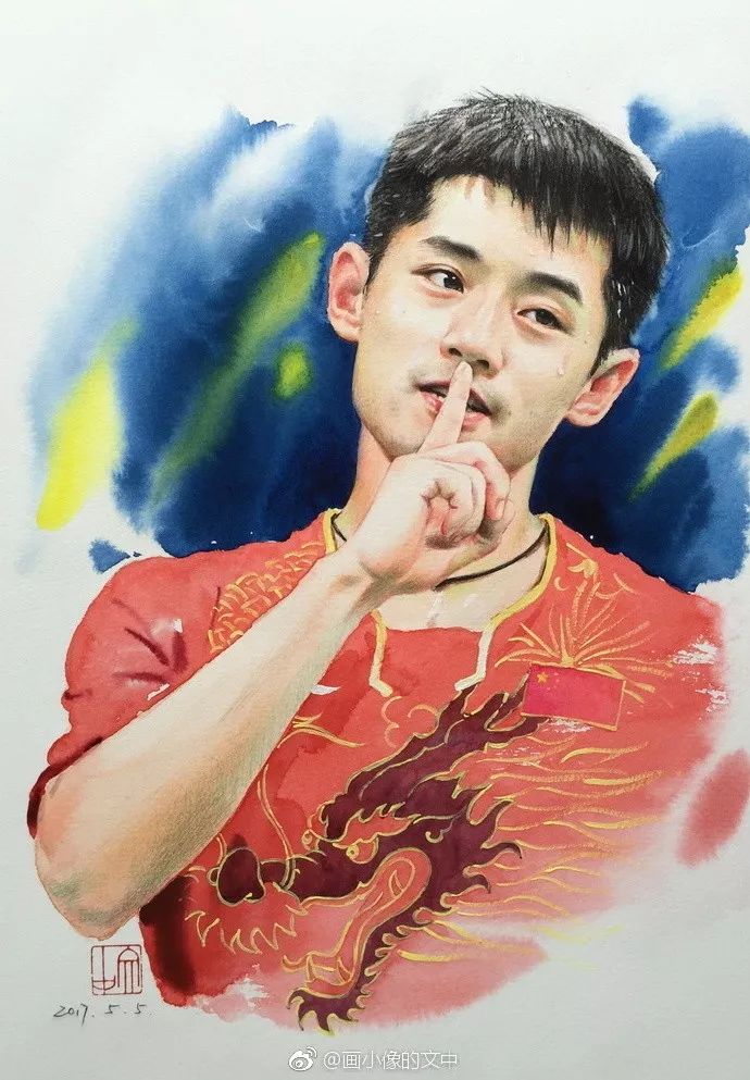 比起打印画，美院毕业的他，笔下这种彩铅水彩画才好看哭了~