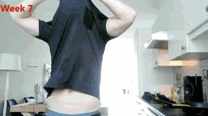 坚持健身70天的变形记，用努力换来身材奇迹！