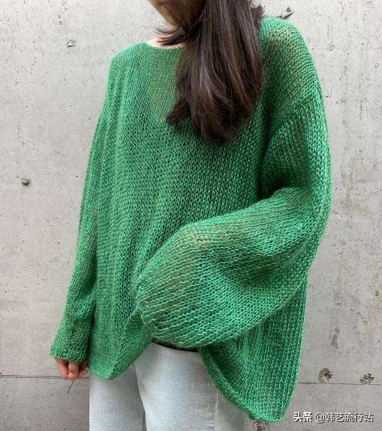 这个季节女穿什么衣服,早春款韩系温柔风蝴蝶结针织毛衣