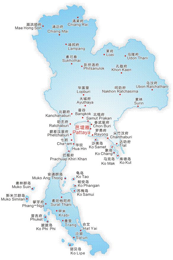 泰国华人最多的城市排名,泰国哪个城市最适合生活