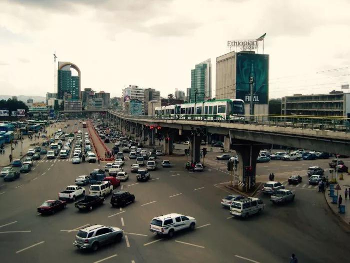 埃塞俄比亚首都亚的斯亚贝巴全景,走进埃塞俄比亚