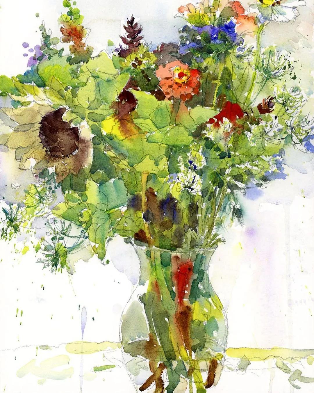 酣畅淋漓的水彩,酣畅淋漓水彩