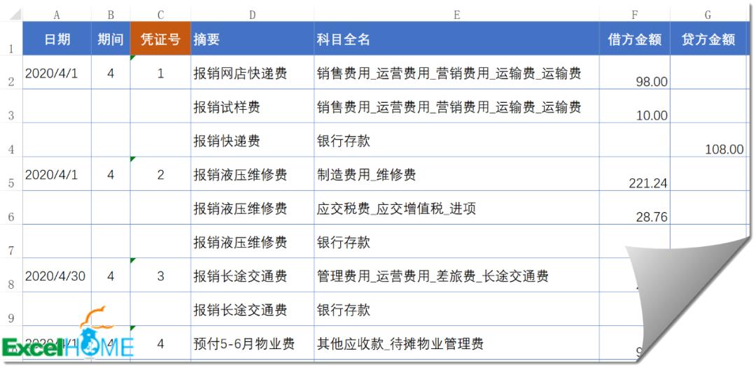 a4打印一张记账凭证,快速打印财务凭证