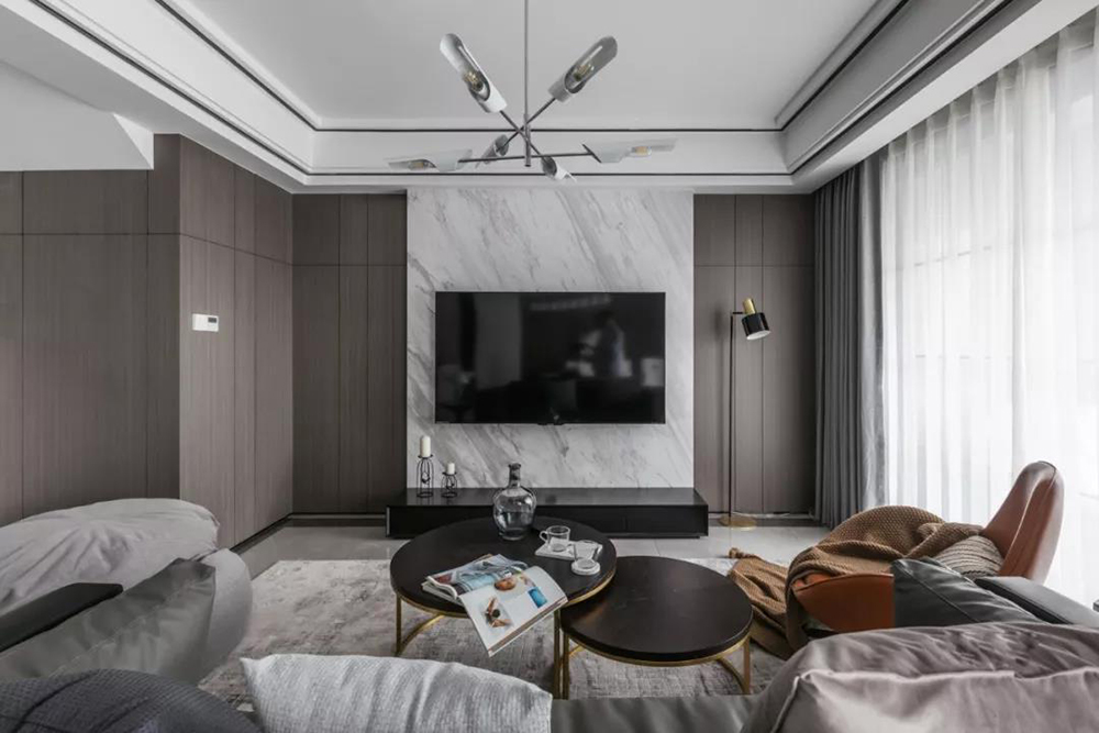 电视柜背景墙用什么颜色壁布,电视柜背景墙要什么颜色好看