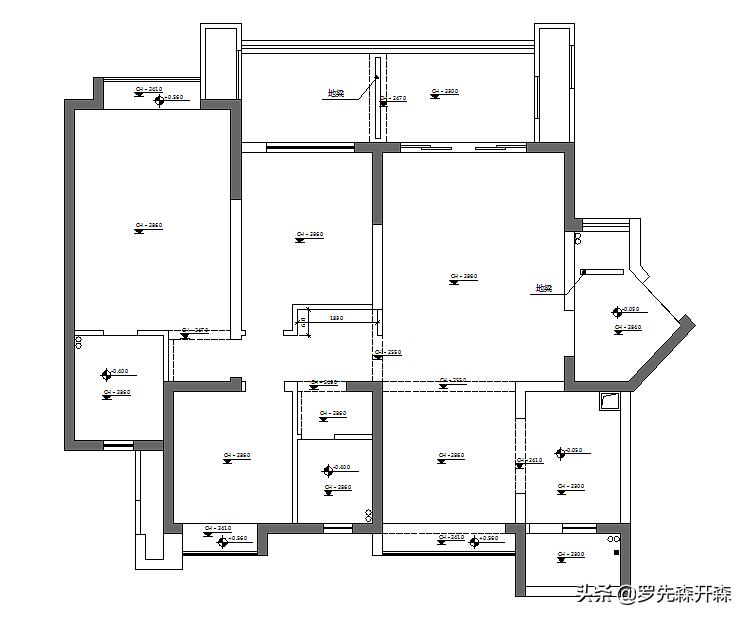 高端装修实景成都,成都138平米轻奢装修
