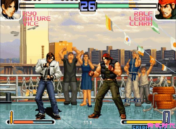 格斗游戏三合一,格斗游戏八神连招教学