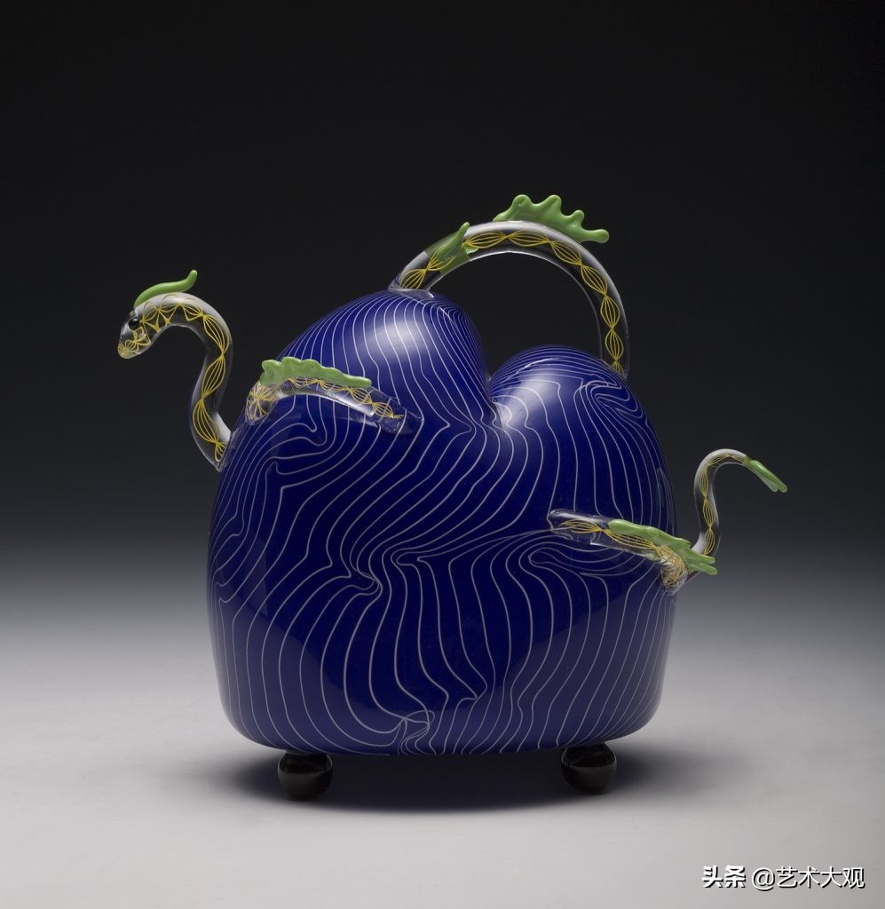 可爱的玻璃动物,艺术玻璃雕塑