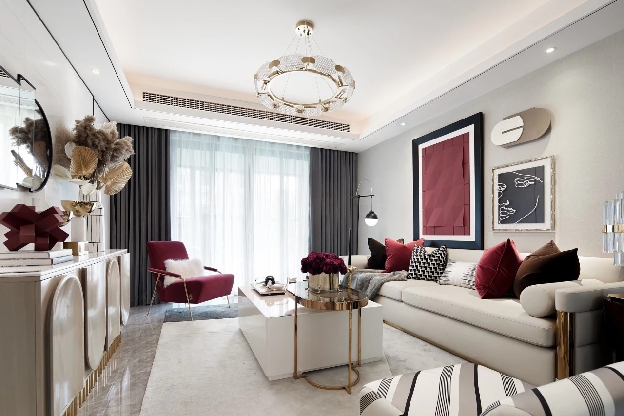 常州新北新城樾隽中央188平,常州新城樾隽中央120平装修效果图