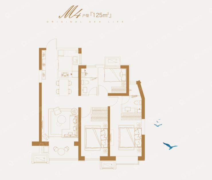 华润威海湾九里花园洋房,华润威海湾九里美景