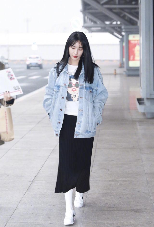 李菲儿的冬季穿搭,李菲儿包臀裙搭配
