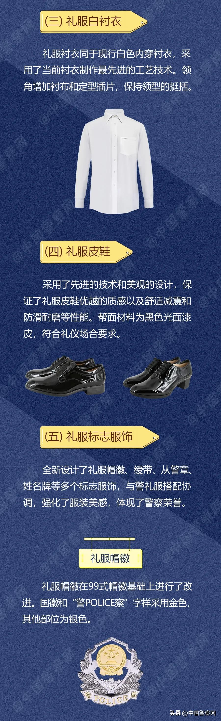 中国人民公安大学警礼服,中国警察最新警礼服图案说明