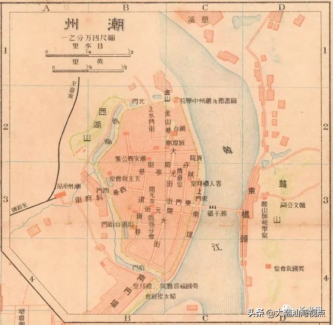 这是一张中国地图,潮汕历史地图全图