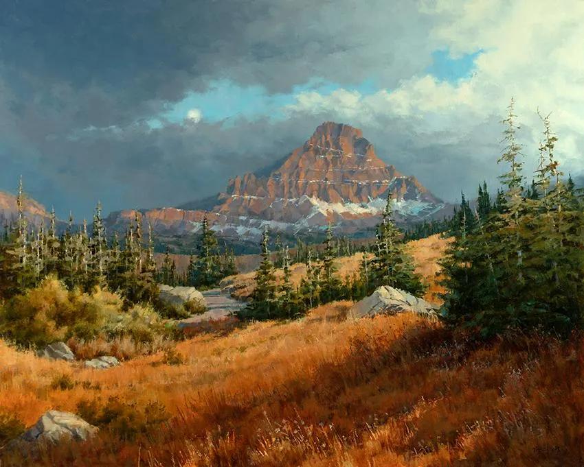 绝美风景油画教程,最灵动的风景油画