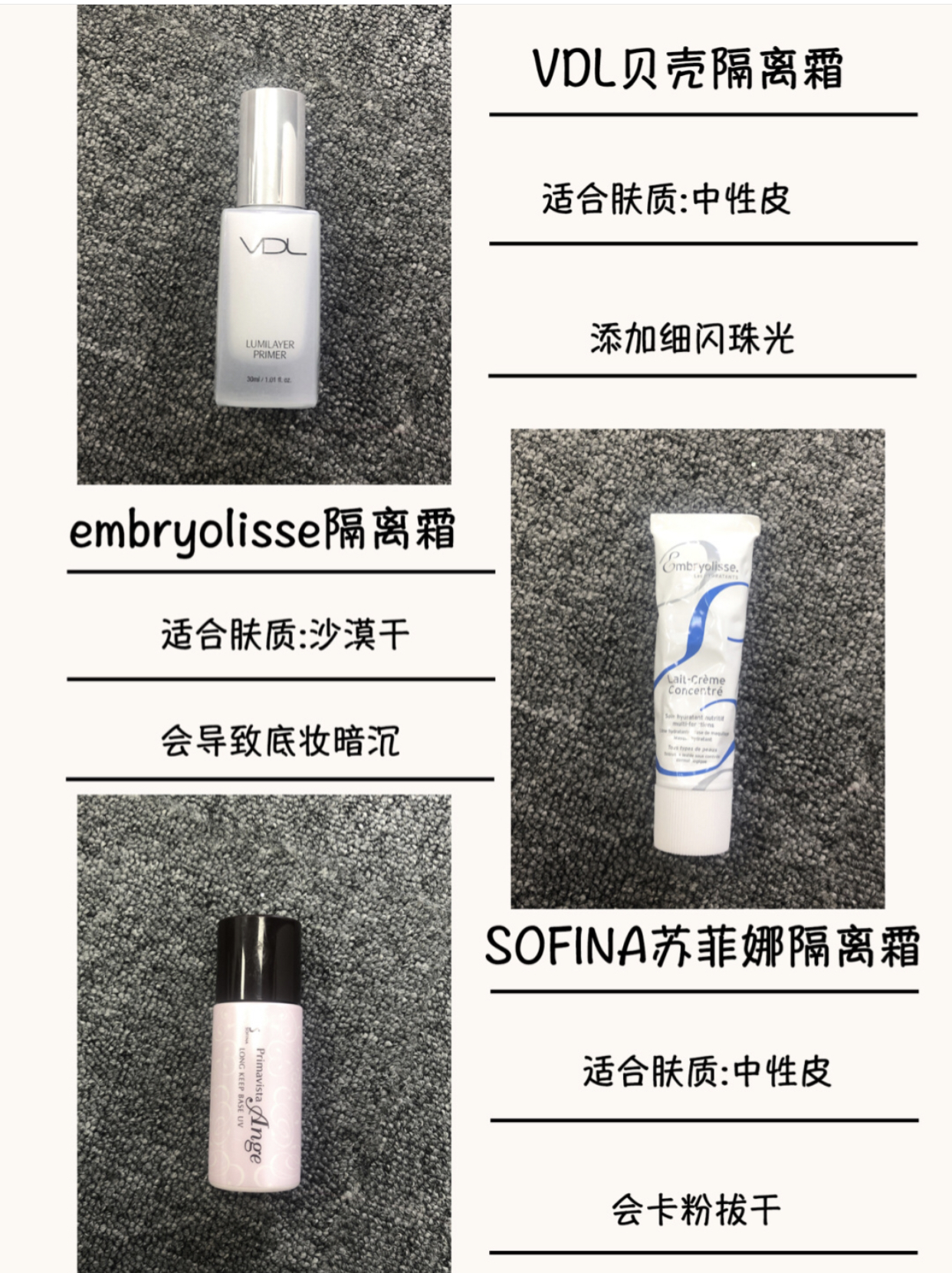 爆款隔离推荐,大牌隔离平价替代