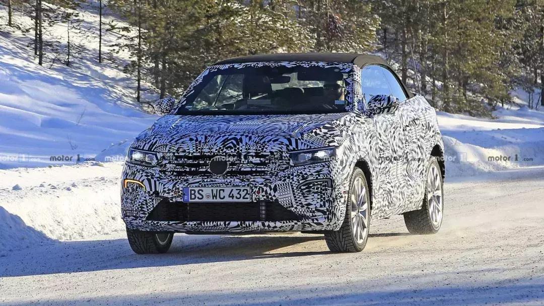 全新大众t-roc敞篷,新款大众t-roc系列车型谍照曝光