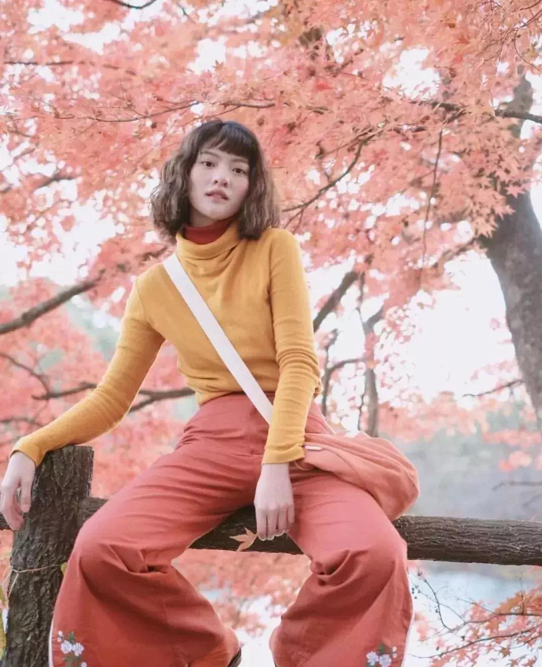 高领衫穿搭,高领打底衫和卫衣搭配