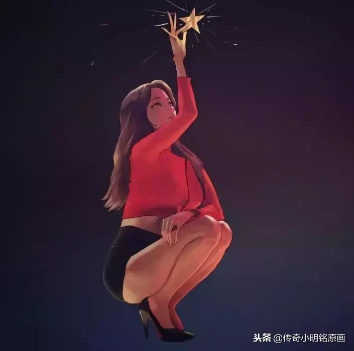 他把恋爱中的姑娘都画成插画，美哭10万宅男！