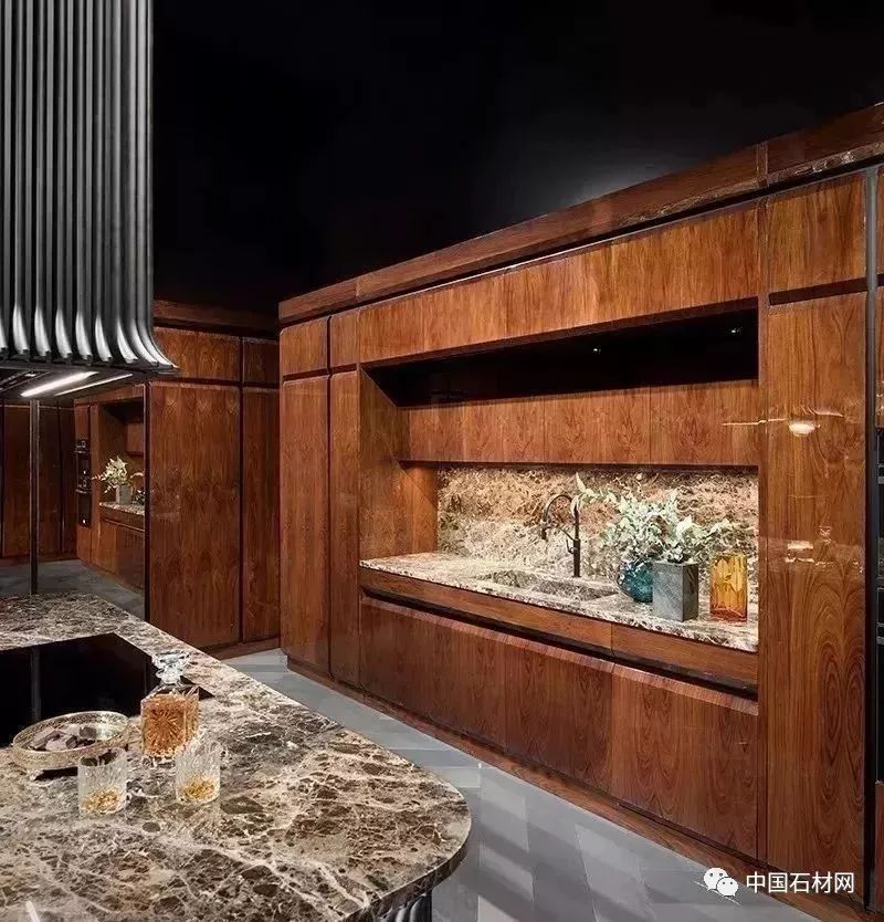 厨房多色台面,最流行的厨房大理石台面