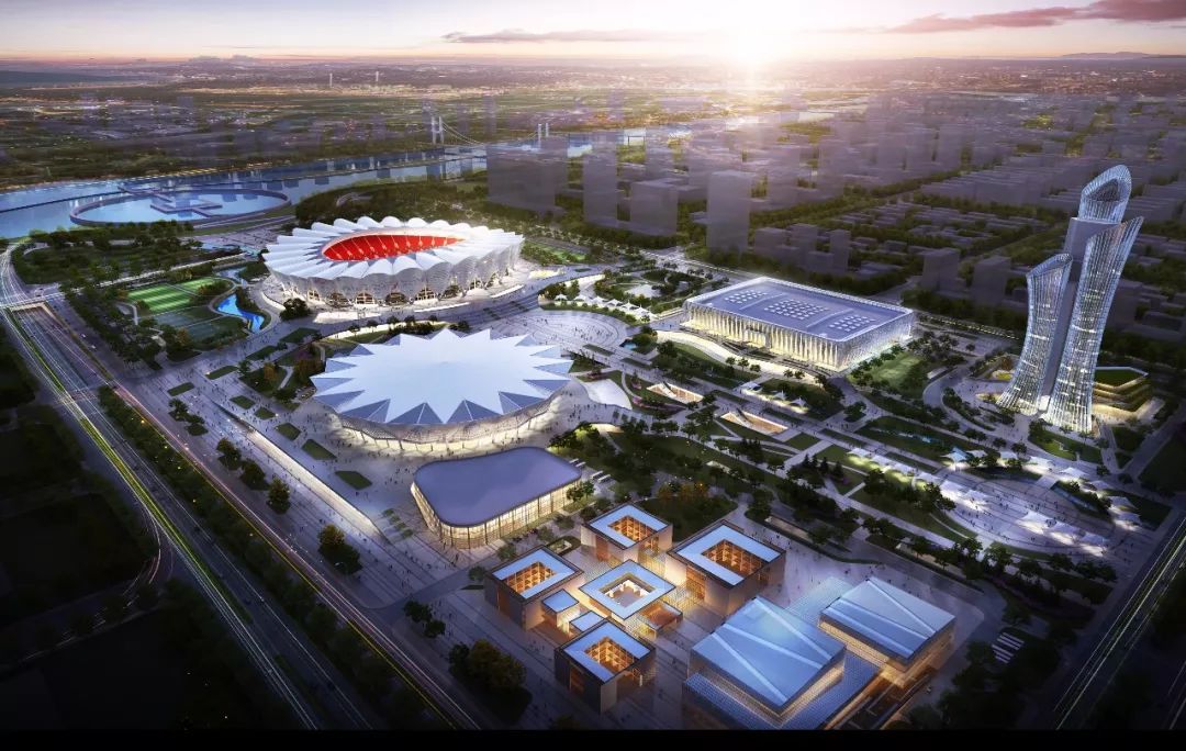 西安奥体中心修了哪些特色建筑,西安市奥体中心标志建筑