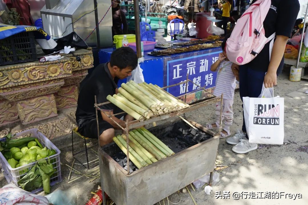 西双版纳傣族村寨赶集,西双版纳星期五赶集