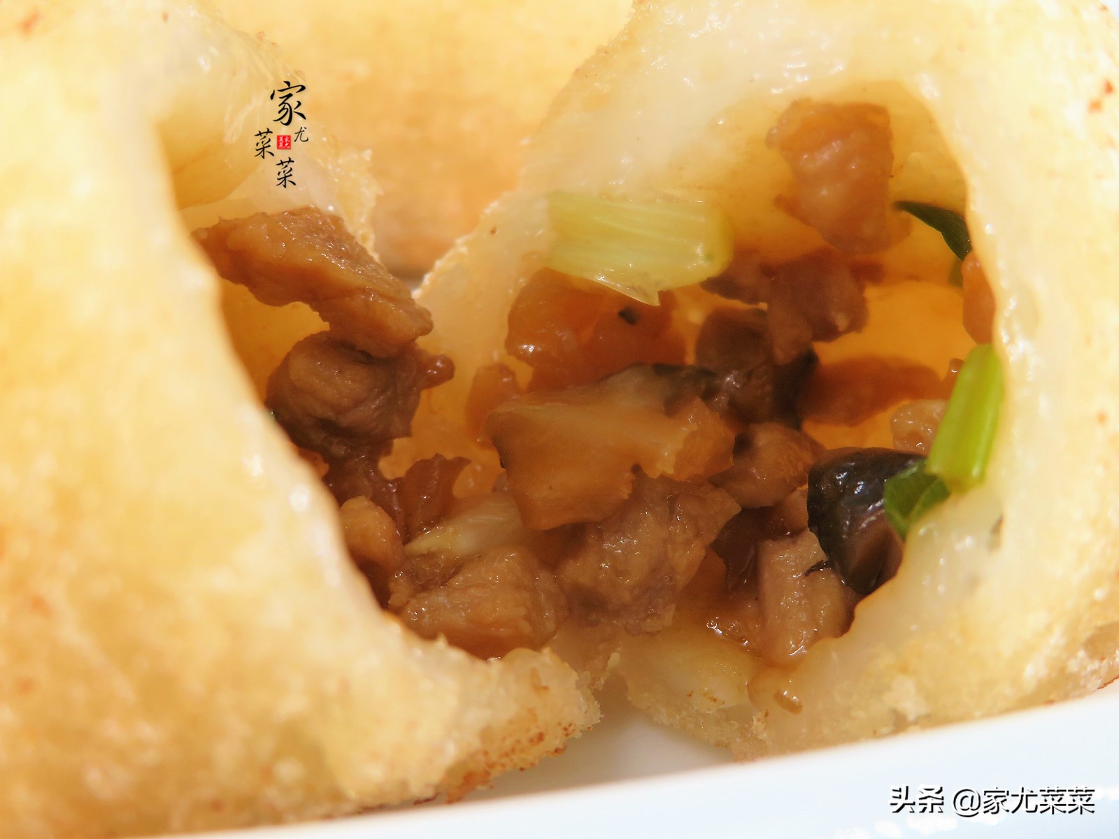 广东正宗咸水角点心,广式点心咸水角半成品