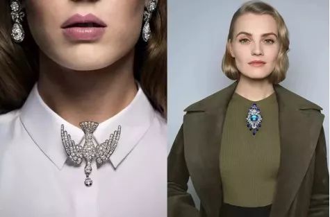 冬季胸针怎么戴,胸针百搭用法图解图片大全