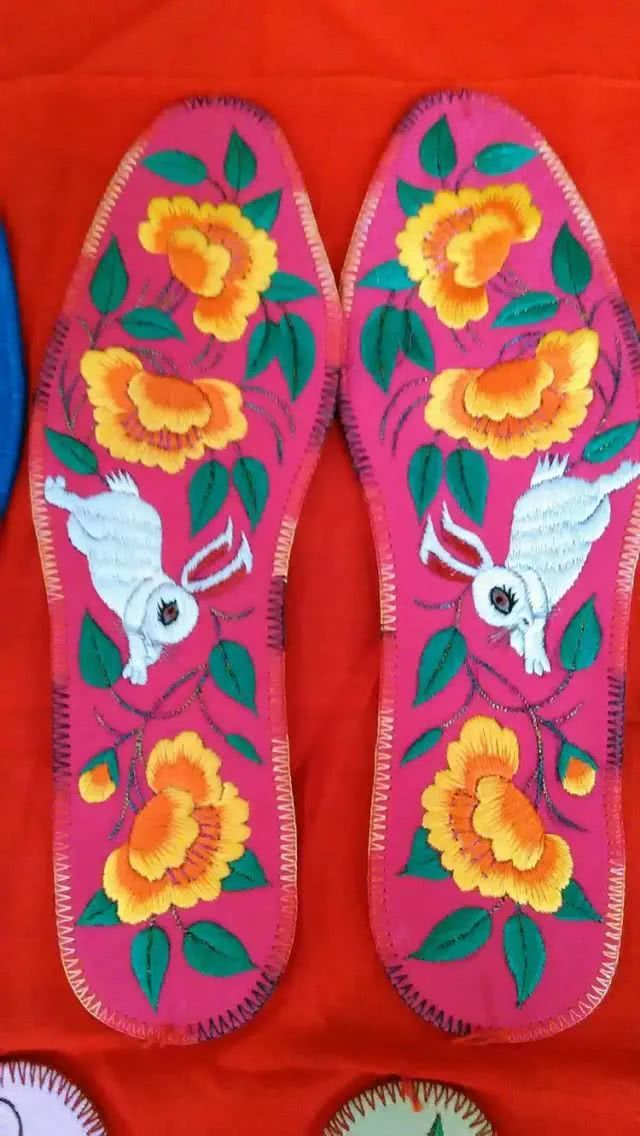 鞋垫图案360种大图超简单,最简单的十字绣鞋垫子图案