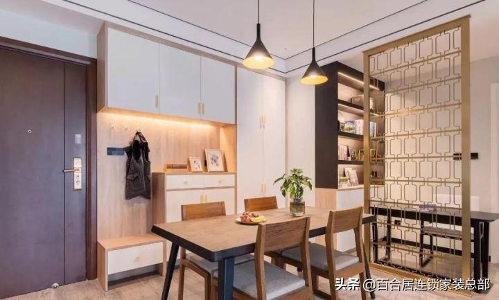 横厅入户门正对大厅,入户门正对厨房的横厅怎么装修