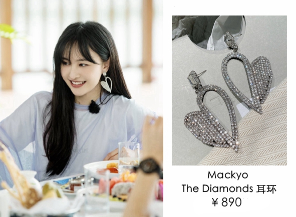 郁可唯耳饰,郁可唯蓝盈莹乘风破浪的姐姐