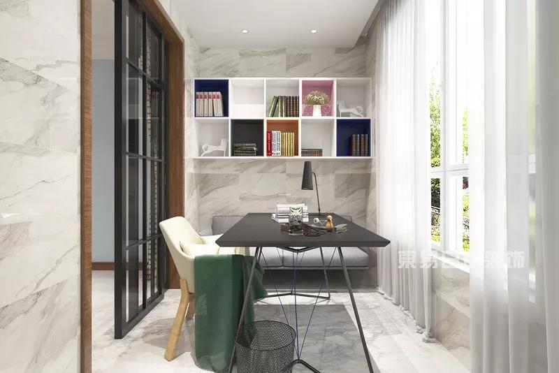 100个绝美书房设计,简单高端大气八平米书房设计