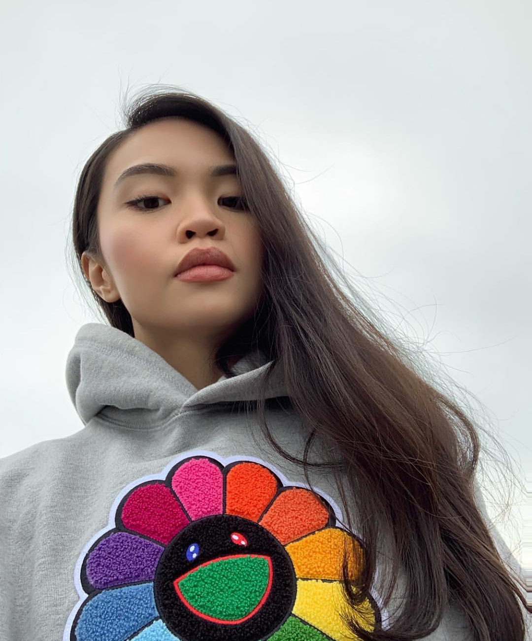 村上隆小花紫色,村上隆太阳花鞋子穿搭